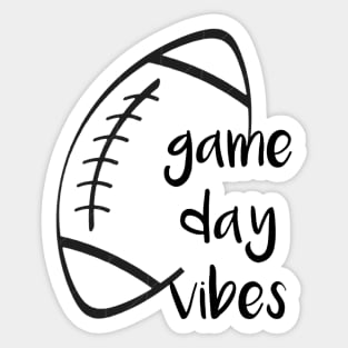 Game Day Vibes Sticker